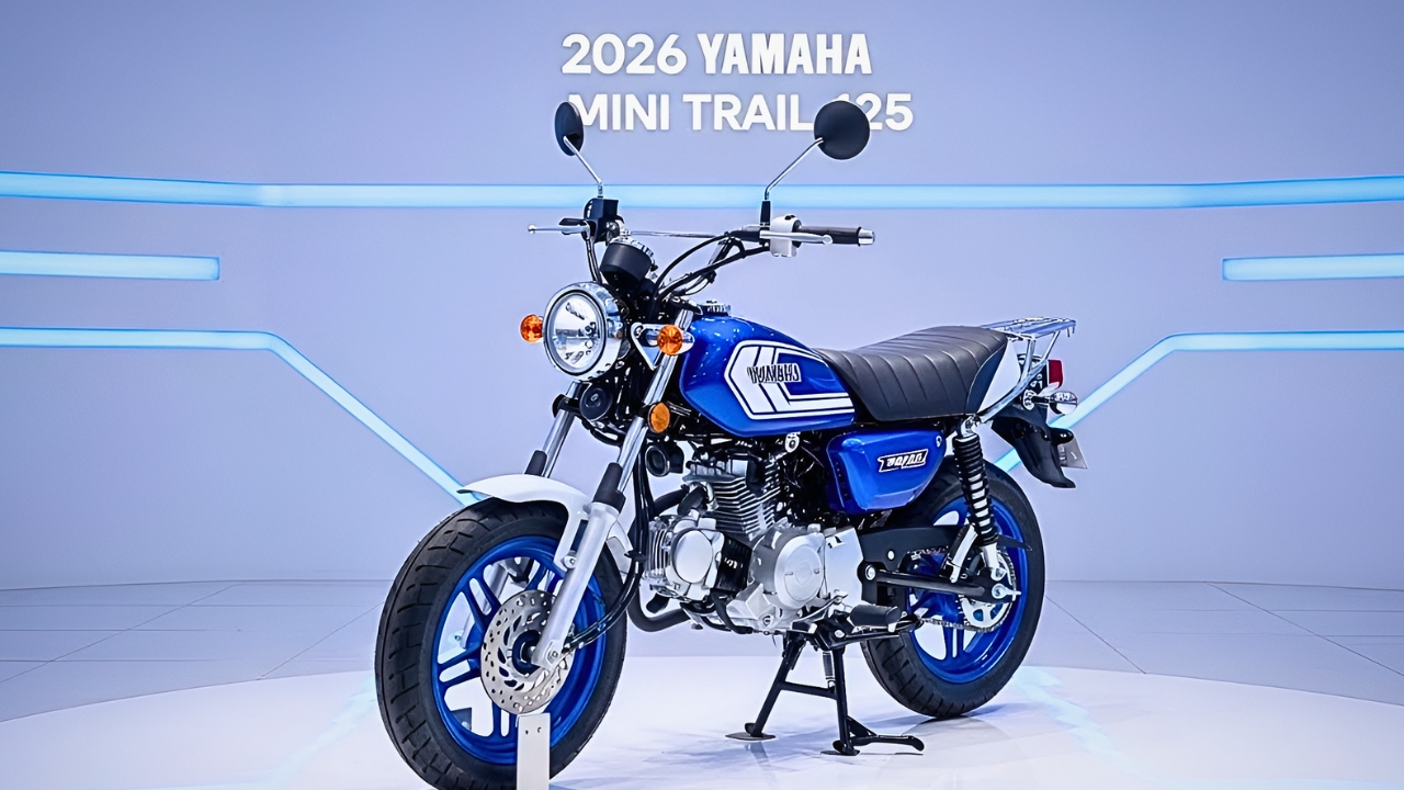 Moto Retro Yamaha Mini Trail 125 2026: Compacta, Divertida y Fácil de Manejar