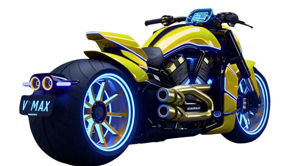 Moto Power Cruiser Estilo Harley-Davidson V-Rod: Diseño Futurista y Potencia Personalizada